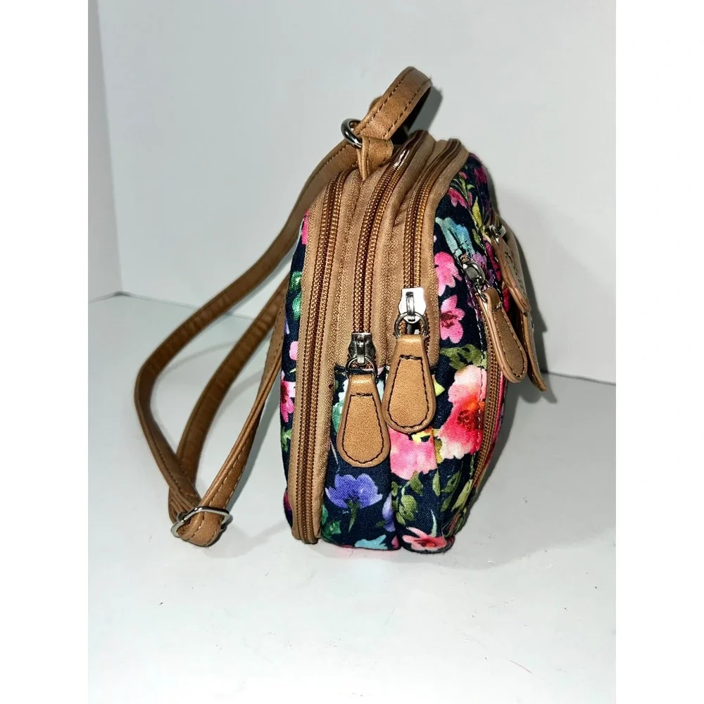 MultiSac Zippy Triple Compartment Crossbody Bag